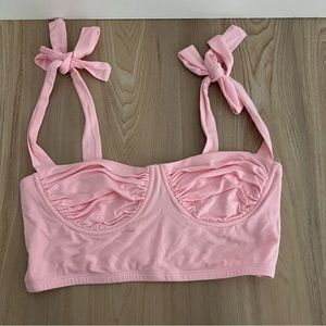 Pink Bustier Top